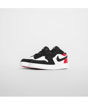 Nike Air Jordan 1 Low Alt Pre-School - White / Black / Gym Red brillant des détails fins