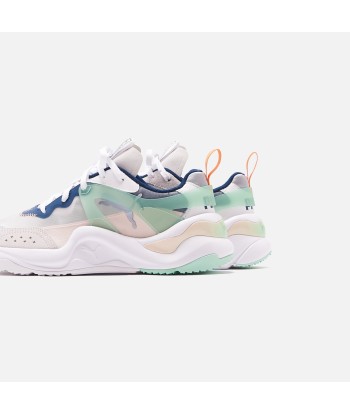 Puma WMNS Rise - White / Mist Green / Cantaloupe pas cher