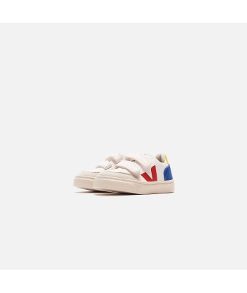 Veja Small V12 Velcro - White / Blue plus qu'un jeu 