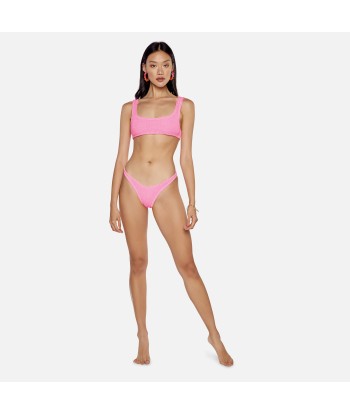 Reina Olga Ginny Scrunch Bikini Set Crinkle - Hot Pink livraison et retour toujours gratuits