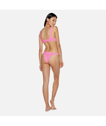 Reina Olga Ginny Scrunch Bikini Set Crinkle - Hot Pink livraison et retour toujours gratuits