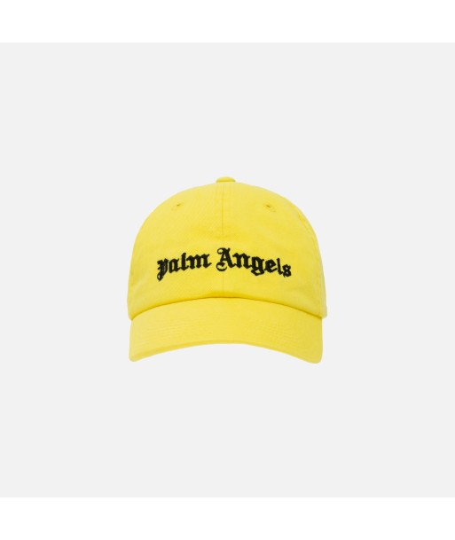 Palm Angels Classic Logo Cap - Yellow / Black chez Cornerstreet bien 