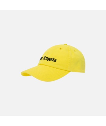 Palm Angels Classic Logo Cap - Yellow / Black chez Cornerstreet bien 