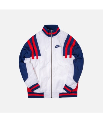 Nike Woven Re-issue Jacket - White / Blue / Red le des métaux précieux