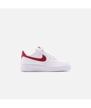 Nike WMNS Air Force 1 '07 Low - White / Noble Red la chaussure