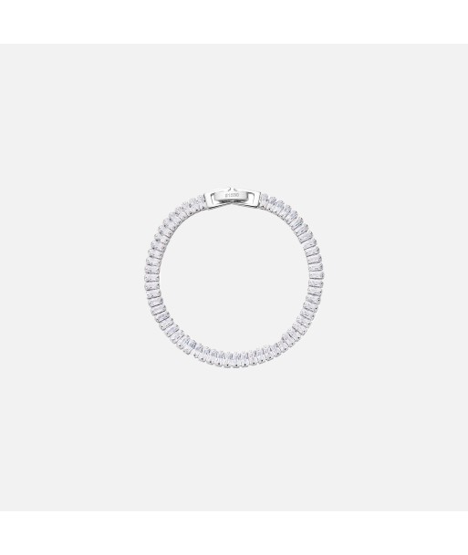 Numbering Crystal Tennis Bracelet Platinum Plated Brass Comment ça marche