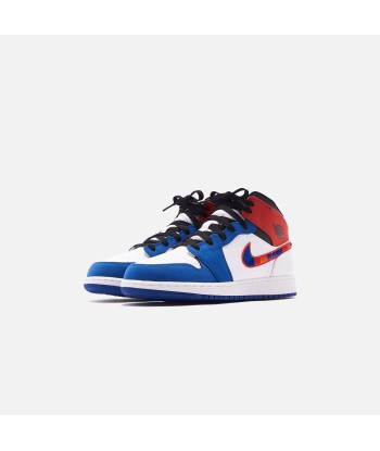 Nike Grade School Air Jordan 1 Mid SE - White / University Red / Rush Blue / Black store