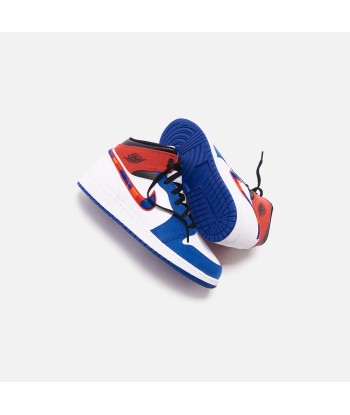 Nike Grade School Air Jordan 1 Mid SE - White / University Red / Rush Blue / Black store