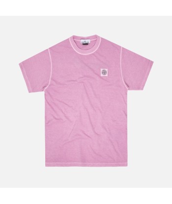 Stone Island Garment Dyed Tee - Rose Quartz 50-70% off 