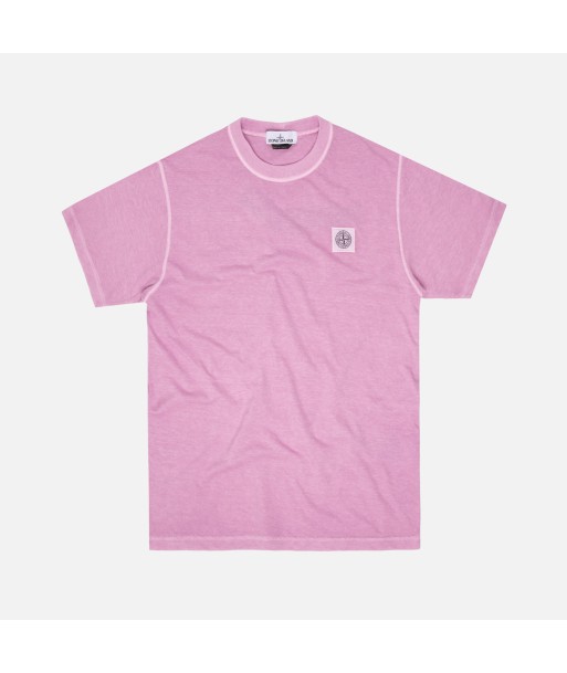 Stone Island Garment Dyed Tee - Rose Quartz 50-70% off 