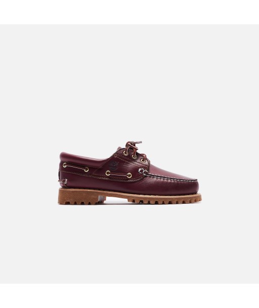 Timberland Full-Grain Boat Shoe - Burgundy de technologie