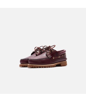 Timberland Full-Grain Boat Shoe - Burgundy de technologie