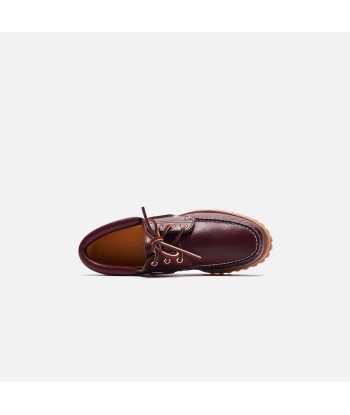 Timberland Full-Grain Boat Shoe - Burgundy de technologie