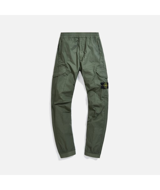 Stone Island Garment Dyed Stretch Cotton Pants - Olive Economisez 