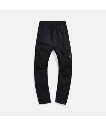 Stone Island Garment Dyed Stretch Cotton Pants - Black Faites des économies