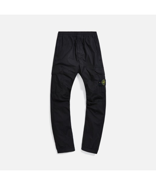 Stone Island Garment Dyed Stretch Cotton Pants - Black Faites des économies