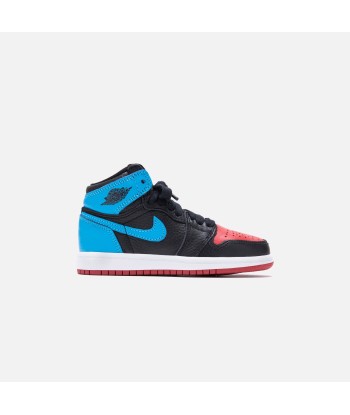 Nike Pre-School Air Jordan 1 Retro High OG - Black / Powder Blue Fin de série