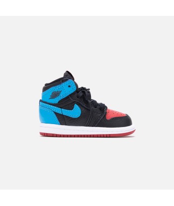 Nike Toddler Air Jordan 1 Retro High OG - Black / Powder Blue pas cher chine