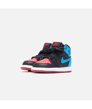 Nike Toddler Air Jordan 1 Retro High OG - Black / Powder Blue pas cher chine