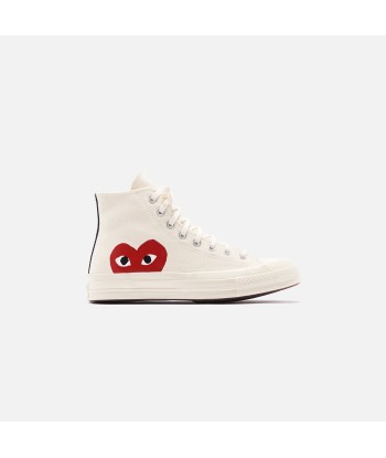 Converse x Comme des Garçons CDG Play Chuck Taylor High - Beige vous aussi creer 