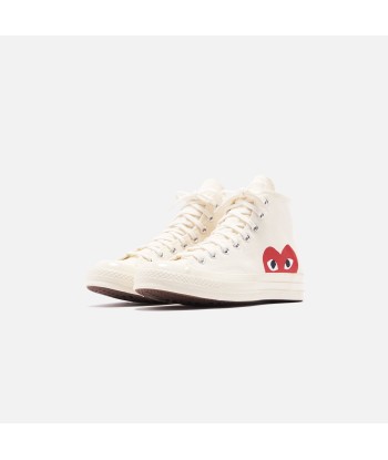 Converse x Comme des Garçons CDG Play Chuck Taylor High - Beige vous aussi creer 