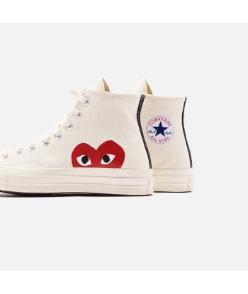 Converse x Comme des Garçons CDG Play Chuck Taylor High - Beige vous aussi creer 