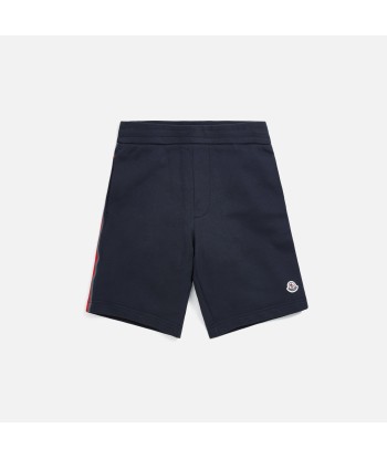 Moncler Pantalone Corto Short - Navy Par le système avancé 