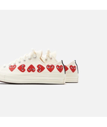 Converse x Comme des Garçons CDG Play Chuck Taylor Low - Off White une grave pollution 