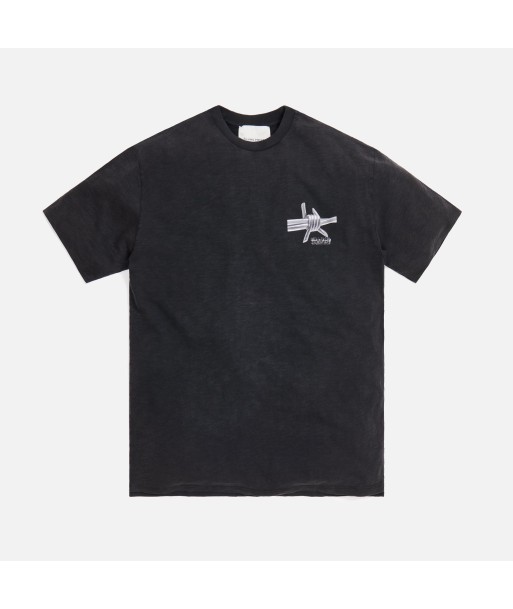 Filling Pieces Barbed Wire Tee - Black rembourrage situé sous