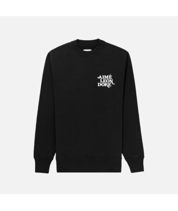 Aimé Leon Dore 70's Graphic Crewneck - Black Dans la société mordern