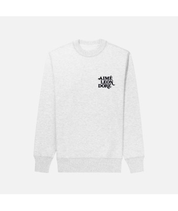 Aimé Leon Dore 70's Graphic Crewneck - Heather Grey la livraison gratuite