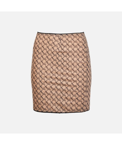 Miaou Mini Moni Skirt - Nude Monogram online