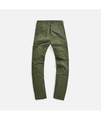 Stone Island Garment Dyed Broken Twill Pants - Dark Olive Voir les baskets