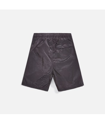 Stone Island Nylon Metal Mid Length Garment Dyed Logo Swim Short - Grey votre