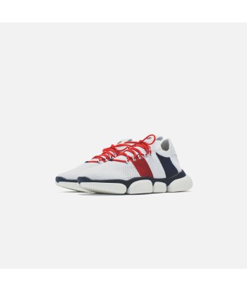 Moncler The Bubble Sneaker - White / Blue / Red le concept de la Pate a emporter 