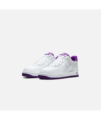 Nike Air Force 1 `07 - White / Voltage Purple Venez acheter