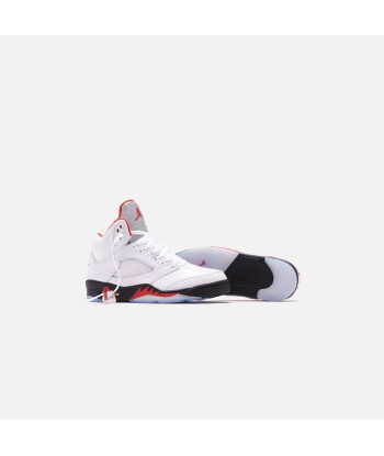 Nike Air Jordan 5 Retro LE - True White / Fire Red / Metallic de la marque