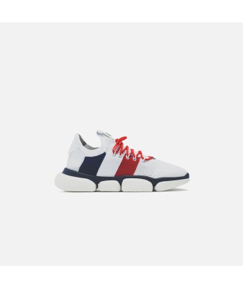 Moncler The Bubble Sneaker - White / Blue / Red le concept de la Pate a emporter 