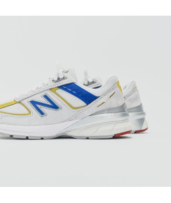 New Balance WMNS Made in USA 990 V5 - Nimbus Cloud / Team Red livraison gratuite