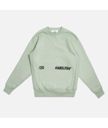 Ambush New Crewneck - Mint en ligne des produits 