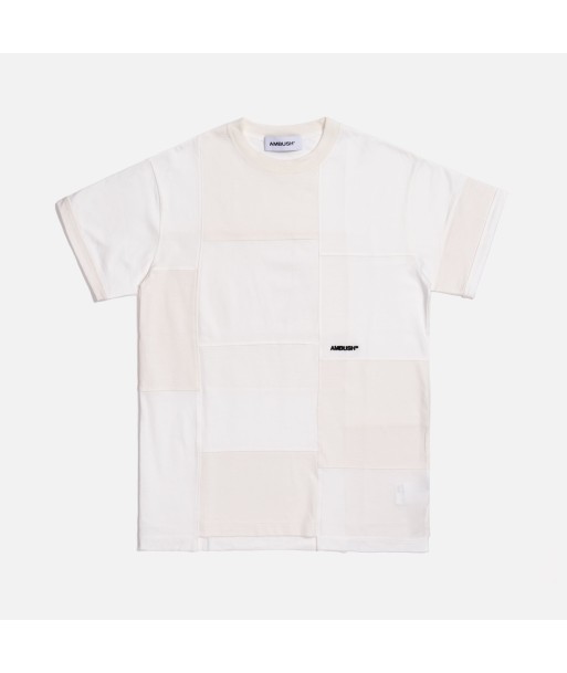 Ambush Block Panel Tee - Off White en ligne des produits 