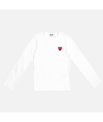 CDG Pocket WMNS L/S Tee - White acheter