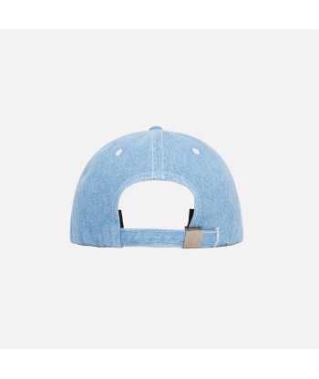 by Parra Script Mix Logo 6 Panel Hat - Light Denim soldes