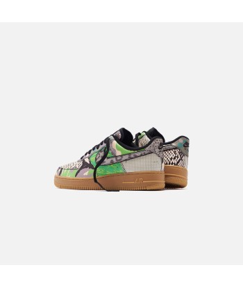 Nike Air Force 1 `07 QS - Black / Green Spark / Gum Light Brown du meilleur 