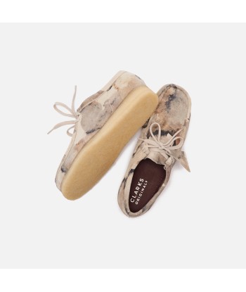 Clarks Wallabee - Off White / Camo basket pas cher