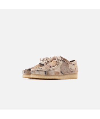 Clarks Wallabee - Off White / Camo basket pas cher