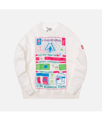 Cav Empt Conscious Organ Crewneck - White vous aussi creer 