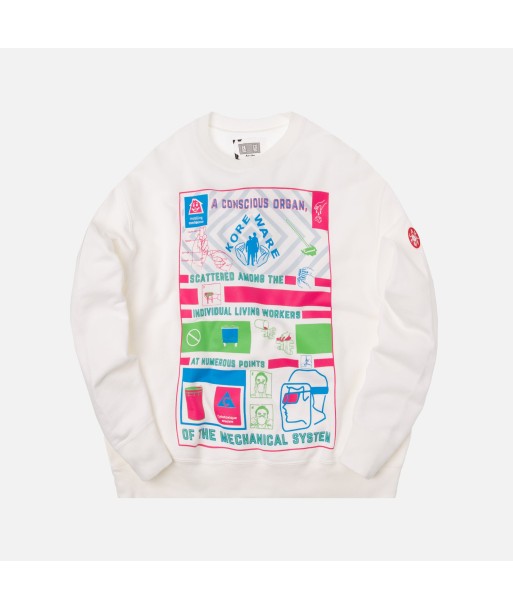 Cav Empt Conscious Organ Crewneck - White vous aussi creer 