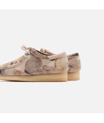 Clarks Wallabee - Off White / Camo basket pas cher