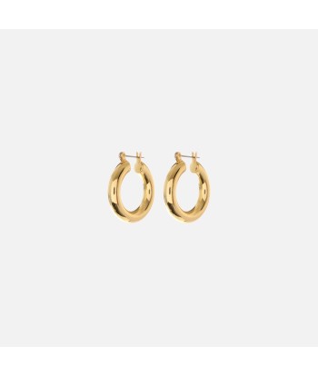 Luv AJ Baby Amalfi Hoop Earrings - Gold la colonne vertébrale